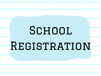  school registration button